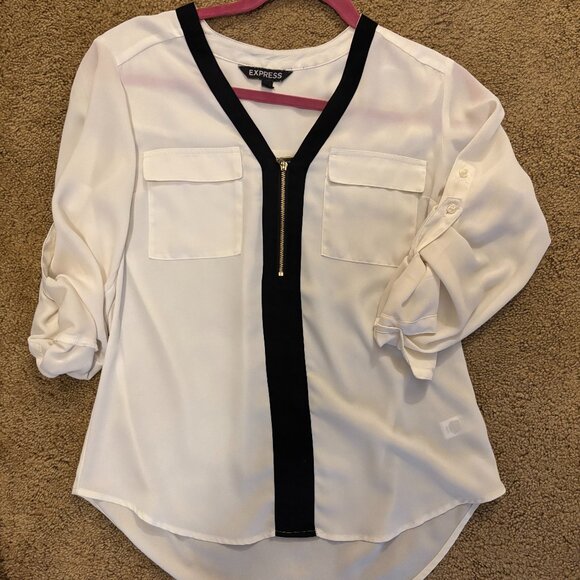 Express Cream Blouse - Picture 5 of 5